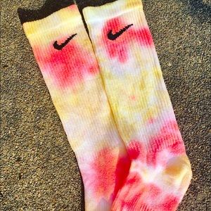 Custom Tie Dyed Nike Socks